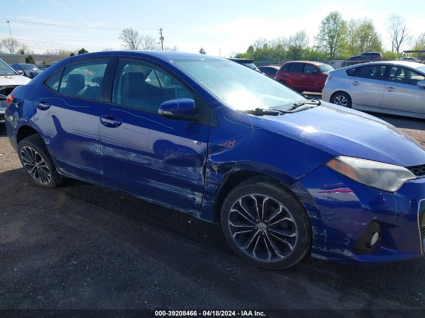 2016 Toyota Corolla S Plus VIN: 5YFBURHE4GP386309 Lot: 39208466