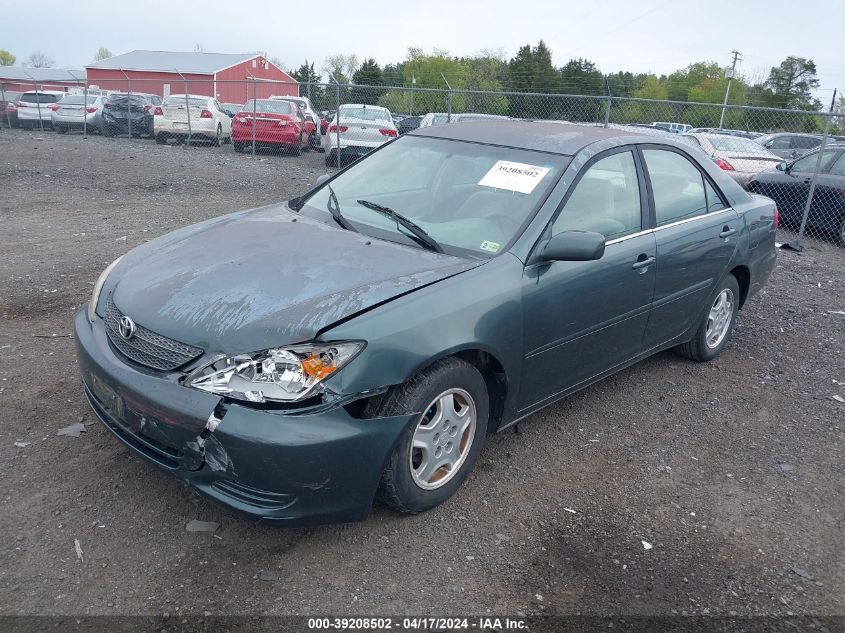 2002 Toyota Camry Le V6 VIN: 4T1BF32K52U522699 Lot: 51893374