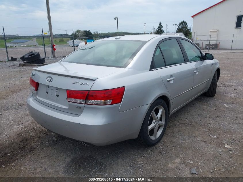 2007 Hyundai Sonata Limited/Se V6 VIN: 5NPEU46F57H259996 Lot: 39208515