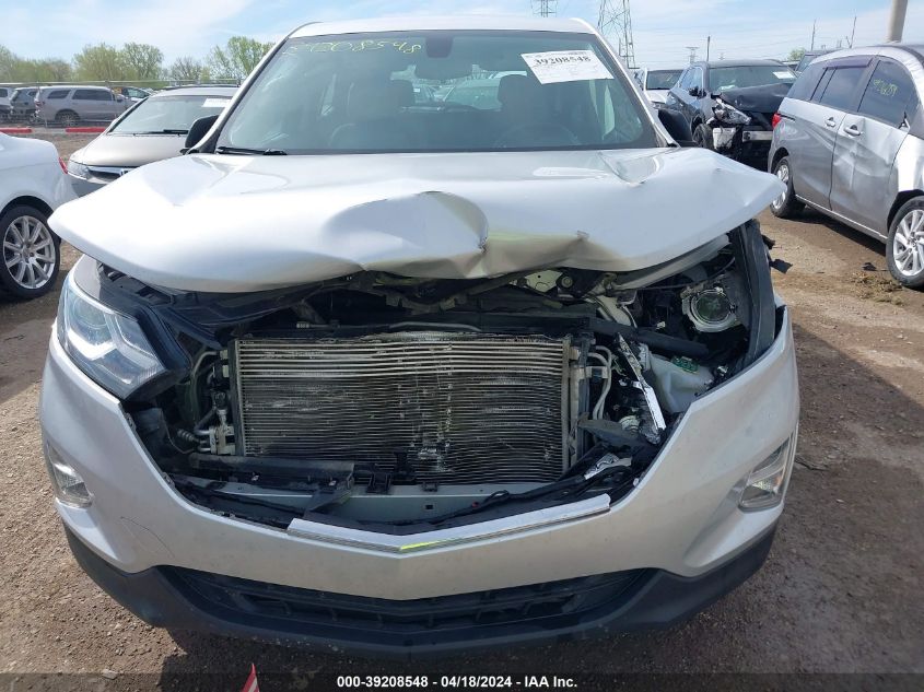 2018 Chevrolet Equinox Ls VIN: 3GNAXHEV1JL100624 Lot: 39208548