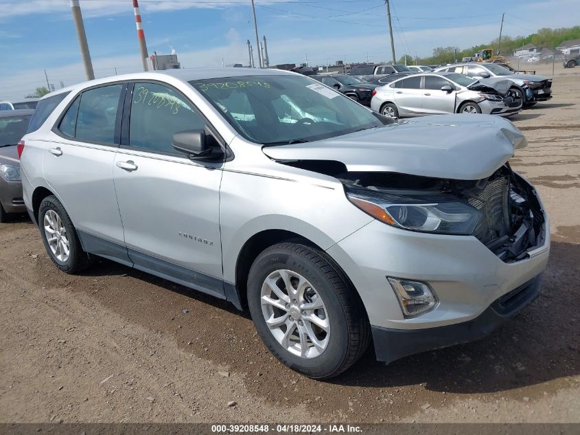2018 Chevrolet Equinox Ls VIN: 3GNAXHEV1JL100624 Lot: 39208548