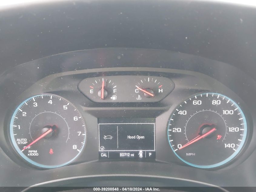 2018 Chevrolet Equinox Ls VIN: 3GNAXHEV1JL100624 Lot: 39208548