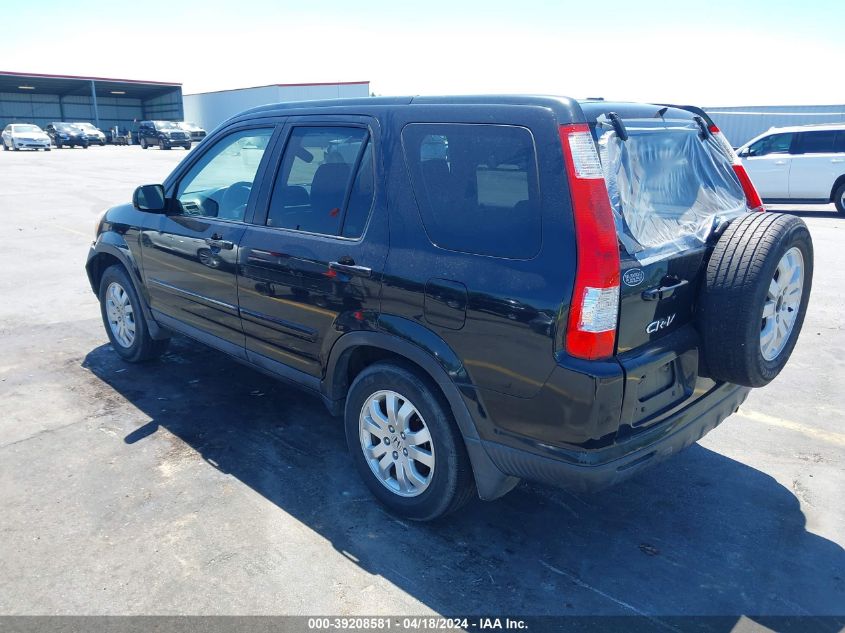 2005 Honda Cr-V Se VIN: SHSRD78995U325996 Lot: 39208581