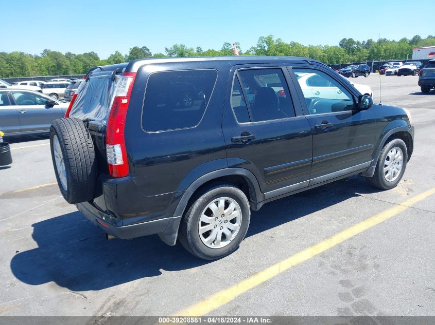 2005 Honda Cr-V Se VIN: SHSRD78995U325996 Lot: 39208581
