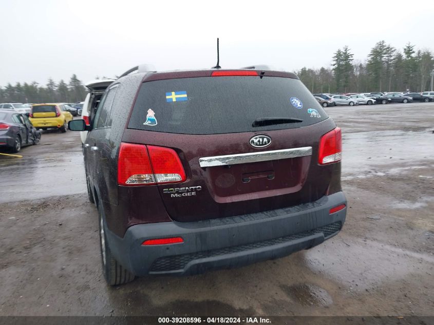 2011 Kia Sorento Lx VIN: 5XYKTCA12BG043227 Lot: 39208596