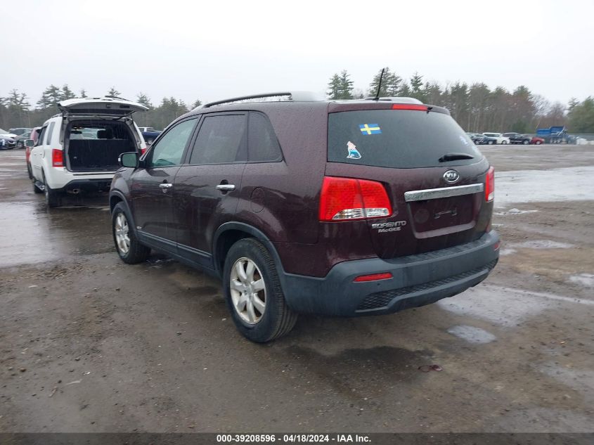 2011 Kia Sorento Lx VIN: 5XYKTCA12BG043227 Lot: 39208596