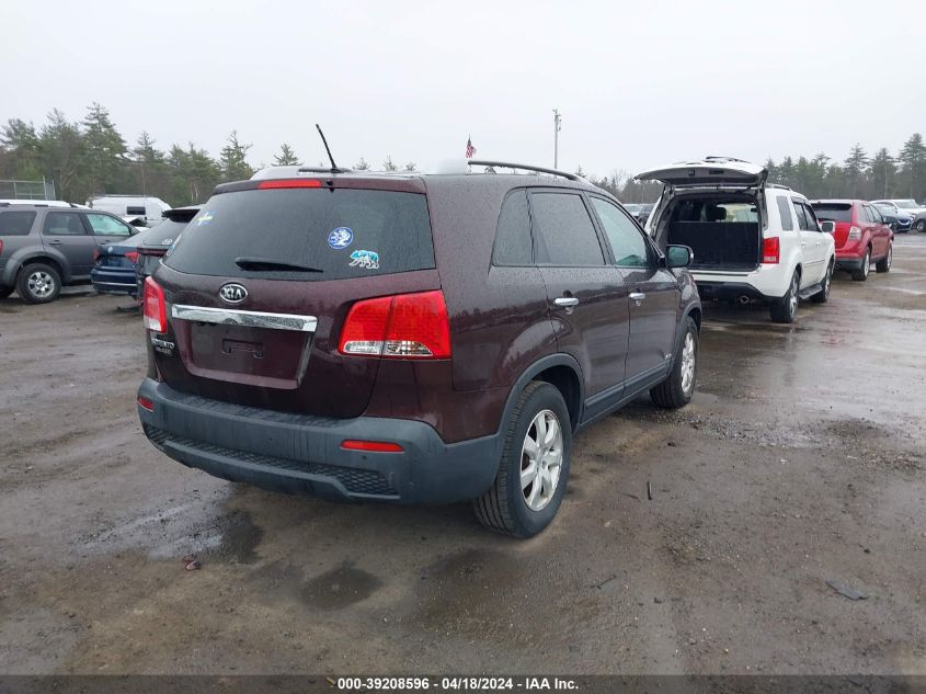 2011 Kia Sorento Lx VIN: 5XYKTCA12BG043227 Lot: 39208596