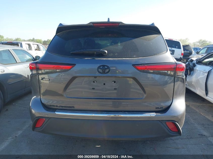 2021 Toyota Highlander Xle VIN: 5TDGZRAH4MS535848 Lot: 39208659