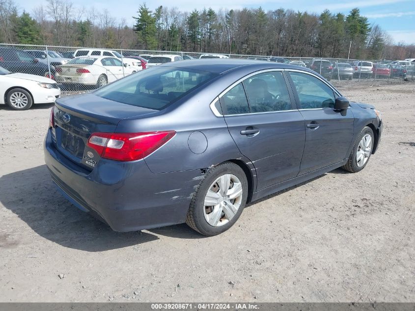 2015 Subaru Legacy 2.5I VIN: 4S3BNAA61F3050657 Lot: 39208671