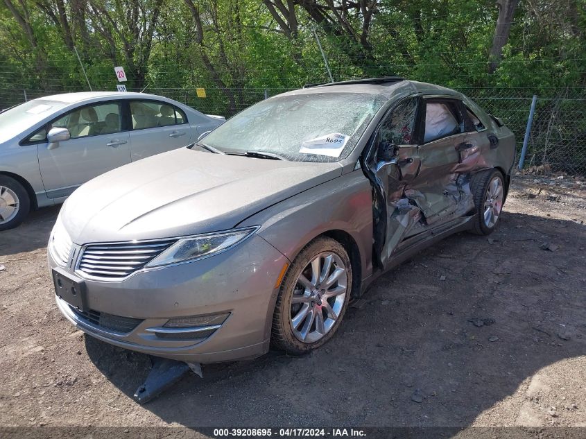 2016 Lincoln Mkz Hybrid VIN: 3LN6L2LU5GR624622 Lot: 39208695