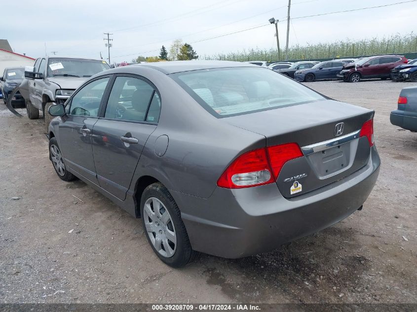 2009 Honda Civic Lx VIN: 1HGFA16599L005842 Lot: 39208709