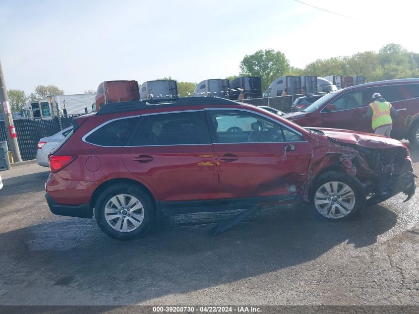 2019 Subaru Outback 2.5I Premium VIN: 4S4BSAFC5K3299881 Lot: 39208730