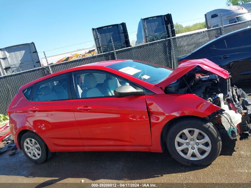 2014 Hyundai Accent Gs VIN: KMHCT5AE8EU165804 Lot: 39208812