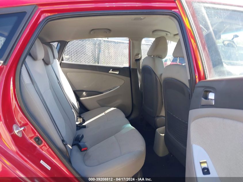 2014 Hyundai Accent Gs VIN: KMHCT5AE8EU165804 Lot: 39208812