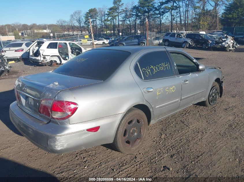 2000 Infiniti I30 Luxury/Touring VIN: JNKCA31A8YT124626 Lot: 39208859