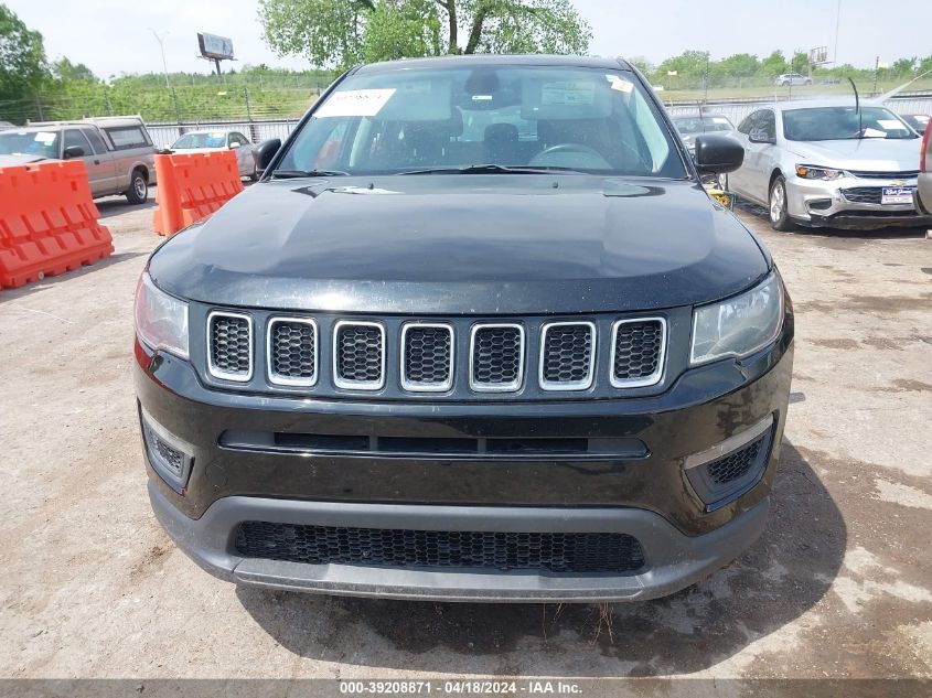 2018 Jeep Compass Sport Fwd VIN: 3C4NJCAB4JT339353 Lot: 39208871