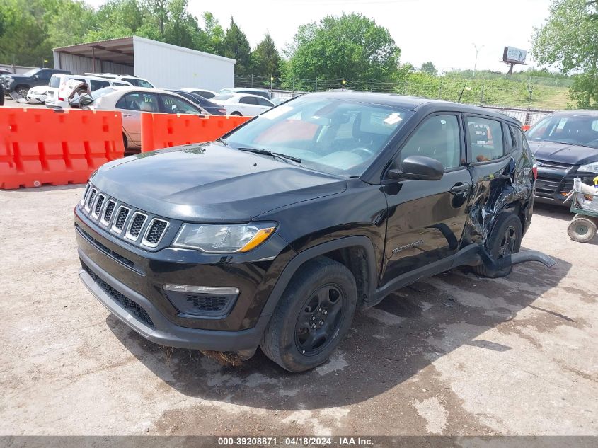 2018 Jeep Compass Sport Fwd VIN: 3C4NJCAB4JT339353 Lot: 39208871