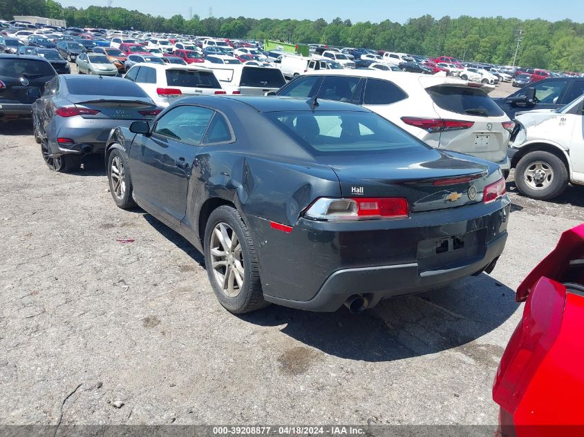 2014 Chevrolet Camaro 2Ls VIN: 2G1FA1E3XE9170999 Lot: 39208877