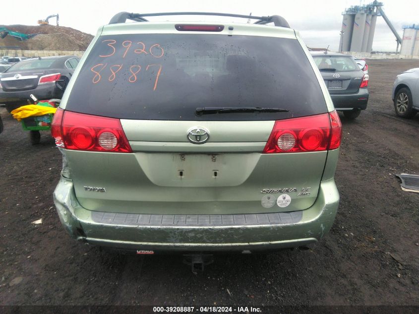 2006 Toyota Sienna Le VIN: 5TDBA23C56S072521 Lot: 39208887