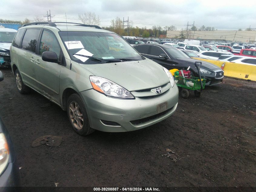 2006 Toyota Sienna Le VIN: 5TDBA23C56S072521 Lot: 39208887