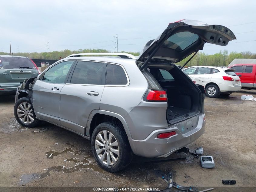 2016 Jeep Cherokee Overland VIN: 1C4PJMJS9GW294914 Lot: 39208895