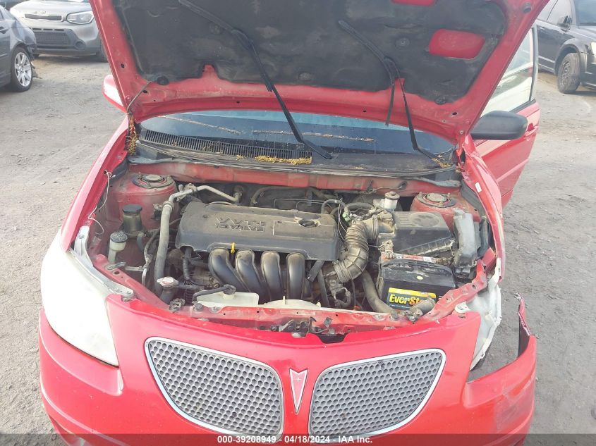 2005 Pontiac Vibe VIN: 5Y2SL63835Z445839 Lot: 39208949