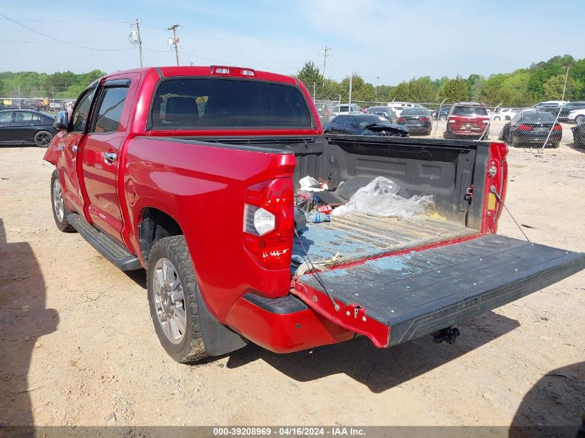 2016 Toyota Tundra Platinum 5.7L V8 VIN: 5TFAW5F10GX554253 Lot: 39208969