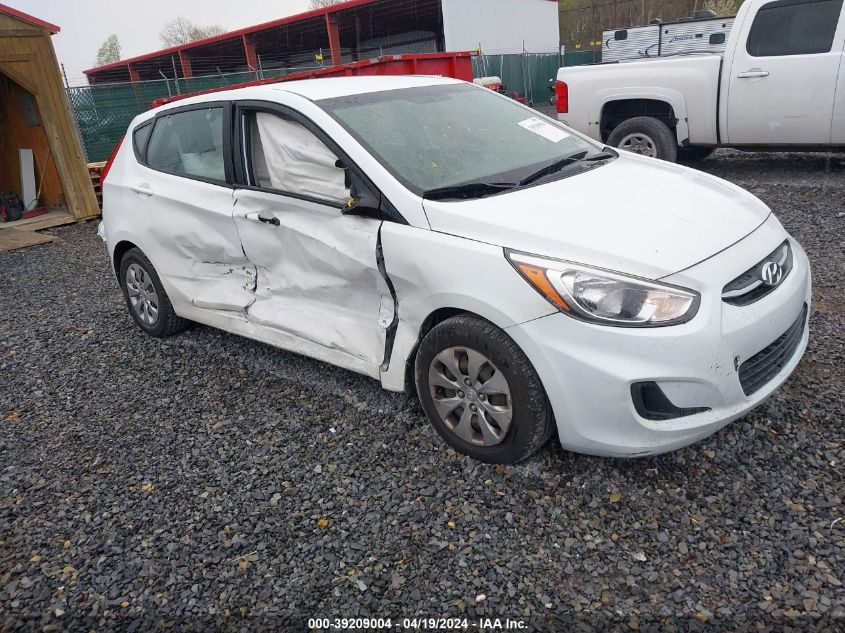 2017 Hyundai Accent Se VIN: KMHCT5AE4HU307280 Lot: 39209004