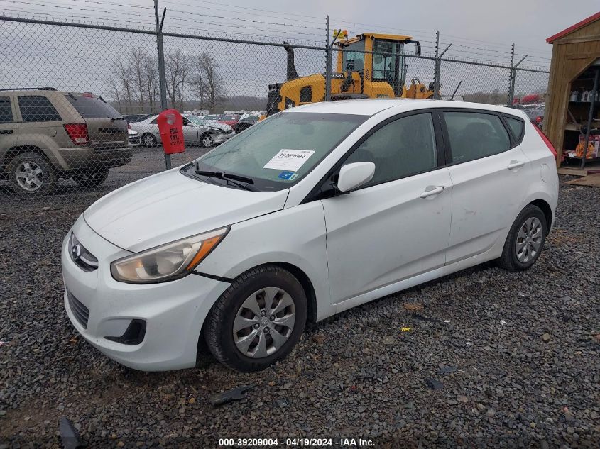 2017 Hyundai Accent Se VIN: KMHCT5AE4HU307280 Lot: 39209004