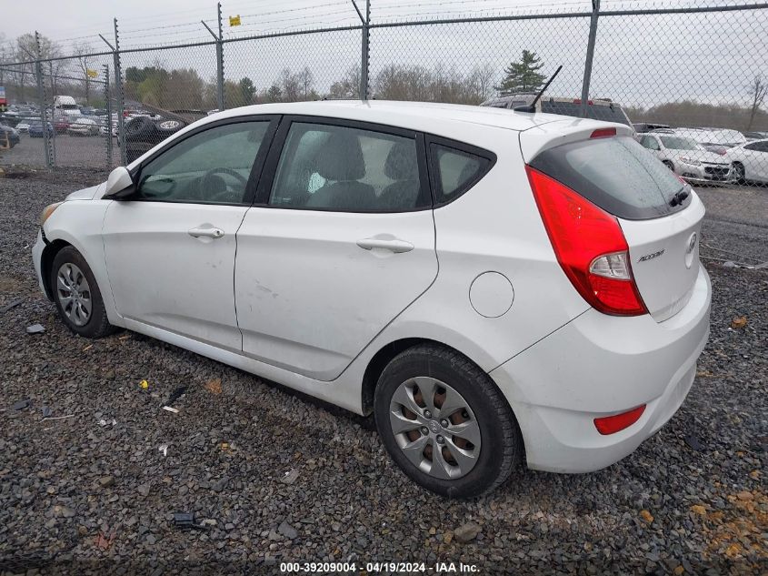 2017 Hyundai Accent Se VIN: KMHCT5AE4HU307280 Lot: 39209004