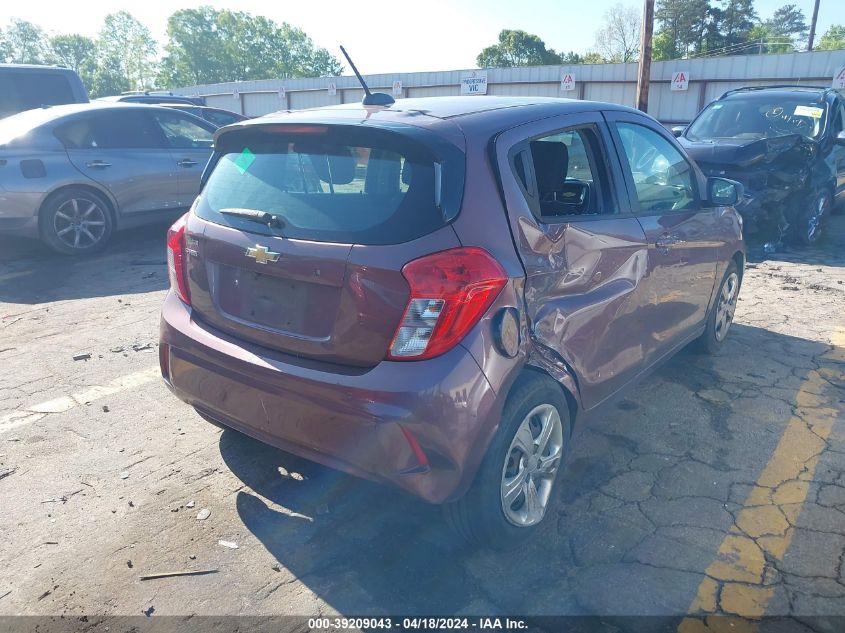 2019 Chevrolet Spark Ls Cvt VIN: KL8CB6SA3KC821488 Lot: 39209043