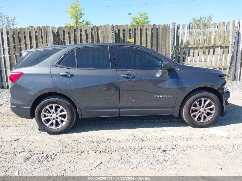 2018 Chevrolet Equinox Ls VIN: 3GNAXHEV9JS511999 Lot: 39209111