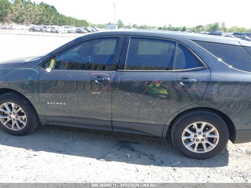 2018 Chevrolet Equinox Ls VIN: 3GNAXHEV9JS511999 Lot: 39209111
