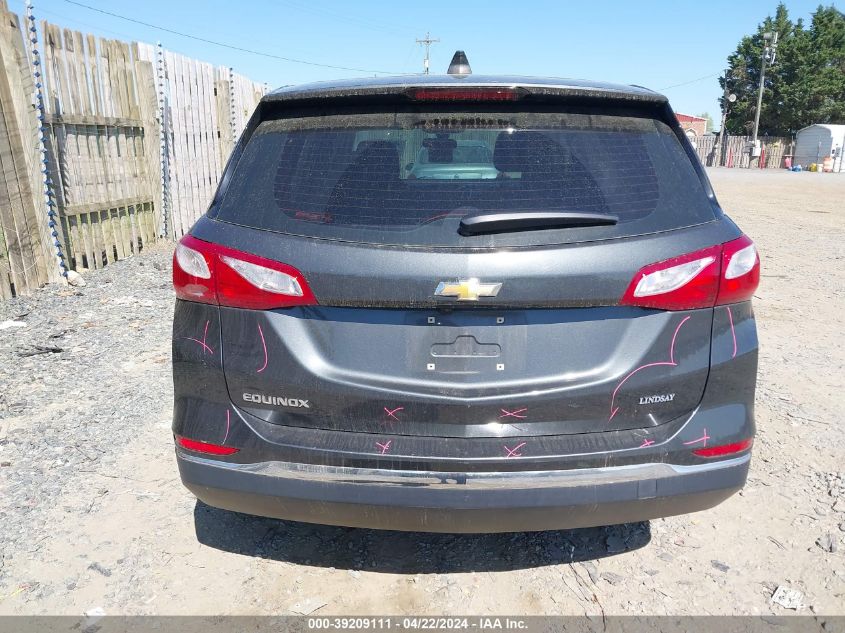 2018 Chevrolet Equinox Ls VIN: 3GNAXHEV9JS511999 Lot: 39209111