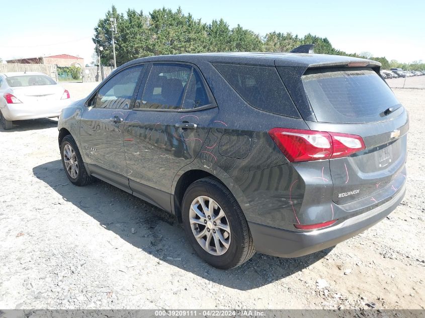 2018 Chevrolet Equinox Ls VIN: 3GNAXHEV9JS511999 Lot: 39209111