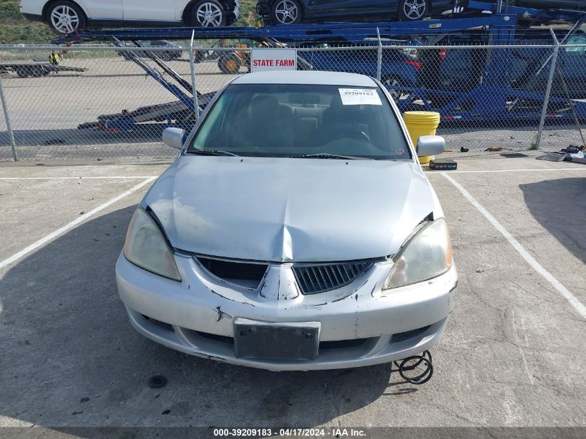 2005 Mitsubishi Lancer Es VIN: JA3AJ26E55U051573 Lot: 39209183