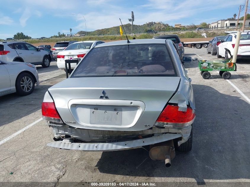 2005 Mitsubishi Lancer Es VIN: JA3AJ26E55U051573 Lot: 39209183