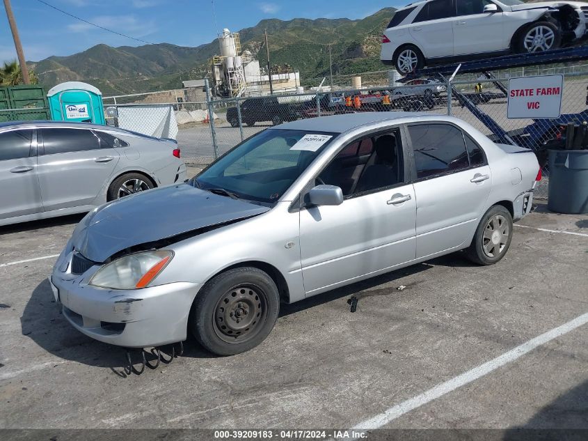 2005 Mitsubishi Lancer Es VIN: JA3AJ26E55U051573 Lot: 39209183