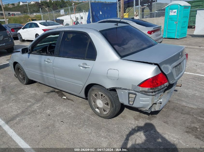 2005 Mitsubishi Lancer Es VIN: JA3AJ26E55U051573 Lot: 39209183