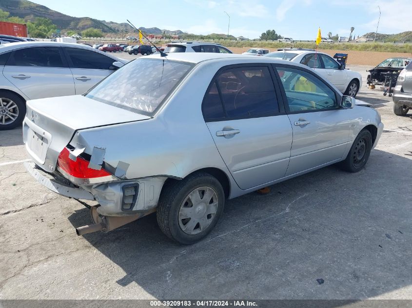 2005 Mitsubishi Lancer Es VIN: JA3AJ26E55U051573 Lot: 39209183