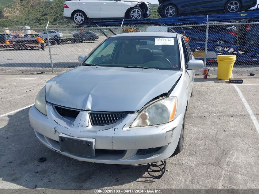 2005 Mitsubishi Lancer Es VIN: JA3AJ26E55U051573 Lot: 39209183