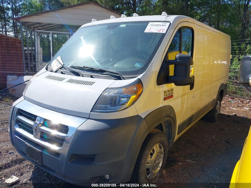 2017 Ram Promaster 1500 Low Roof 136 Wb VIN: 3C6TRVAG4HE534334 Lot: 39209185