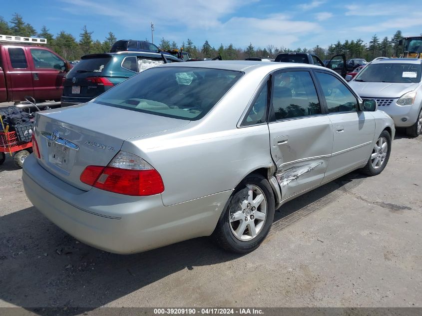 2004 Toyota Avalon Xl VIN: 4T1BF28B24U367842 Lot: 39154078