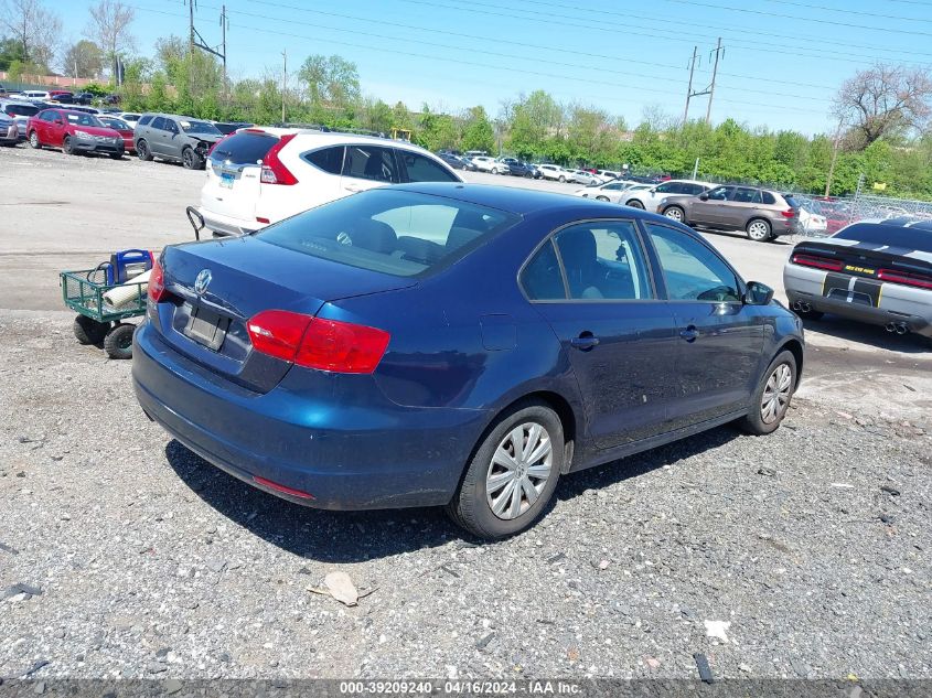 2014 VOLKSWAGEN JETTA S - 3VW2K7AJ4EM368640