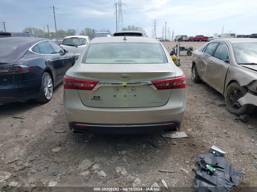 2016 TOYOTA AVALON LIMITED - 4T1BK1EB9GU207181