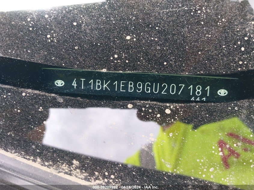 2016 TOYOTA AVALON LIMITED - 4T1BK1EB9GU207181