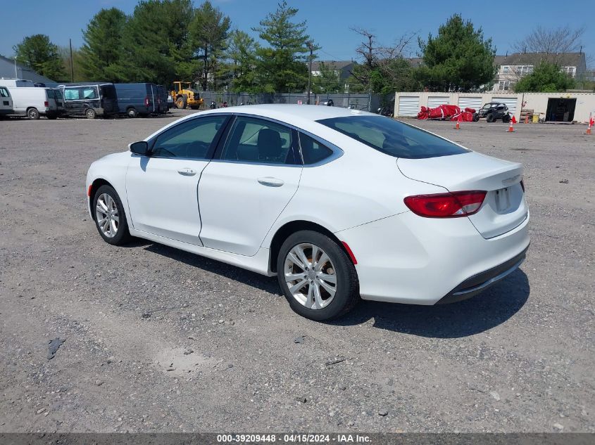 1C3CCCABXGN164301 | 2016 CHRYSLER 200