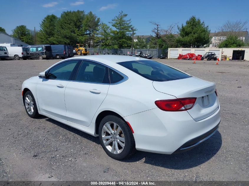 1C3CCCABXGN164301 | 2016 CHRYSLER 200