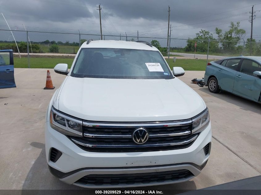 2021 Volkswagen Atlas 3.6L V6 Se W/Technology VIN: 1V2WR2CA6MC569275 Lot: 39209529