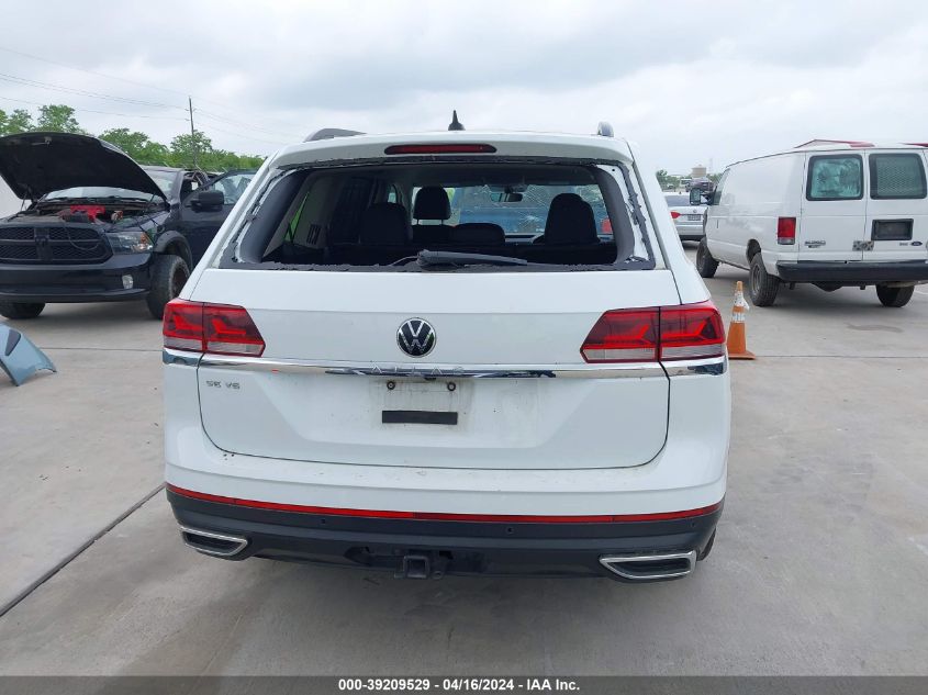 2021 Volkswagen Atlas 3.6L V6 Se W/Technology VIN: 1V2WR2CA6MC569275 Lot: 39209529